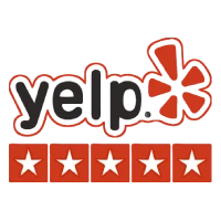 Yelp 5-star rating logo